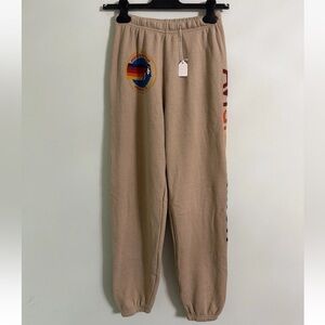 NWT Aviator Nation Logo Sweatpants Size Small